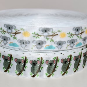 Nastro in grosgrain Koala da 1 pollice a tua scelta