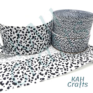 USDR Dalmatian Spots Grosgrain Ribbon You Choose Width