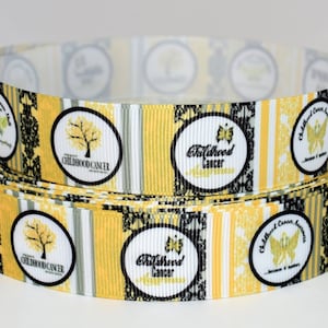 Childhood Cancer Awareness 1&quot; Grosgrain Ribbon