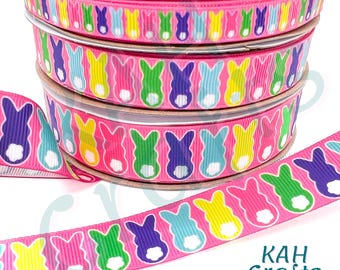 USDR Häschen auf rosa Hintergrund-Ripsband, das Sie wählen