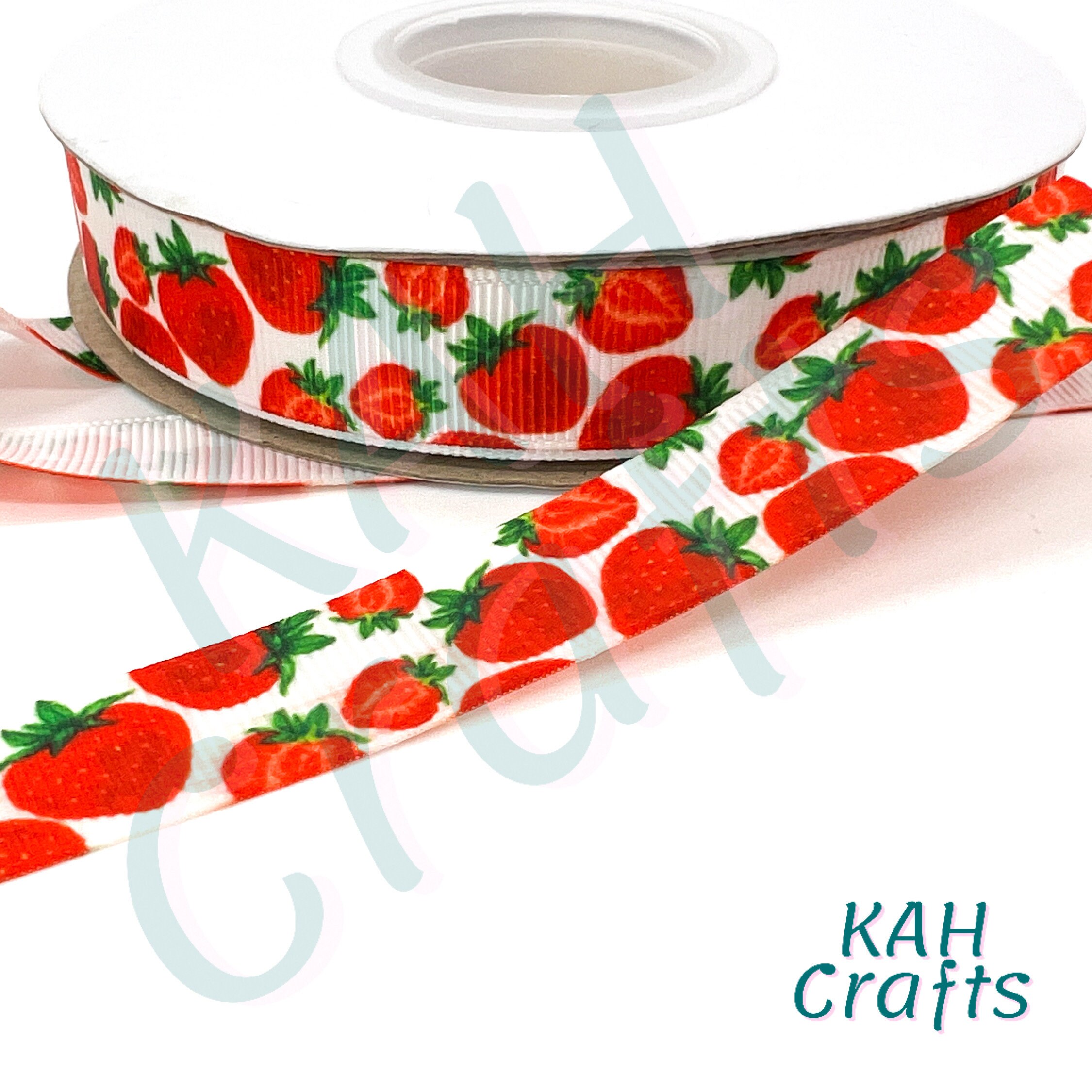 Chocolate Straw String Ribbon Strawberry Grosgrain Ribbon You Choose Width - Etsy