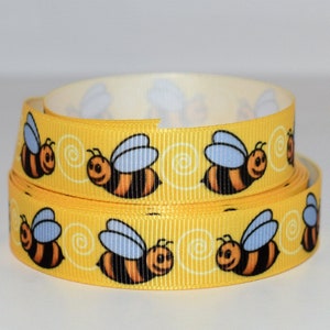 Bijen 5/8" Grosgrain lint