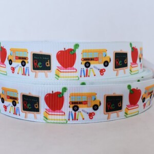 ABC&#39;s Apples 1&quot; Grosgrain Ribbon