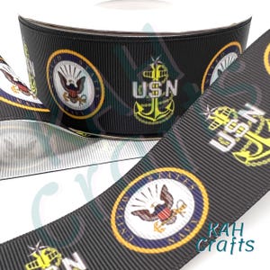 USDR Navy 1.5&quot; Grosgrain Ribbon