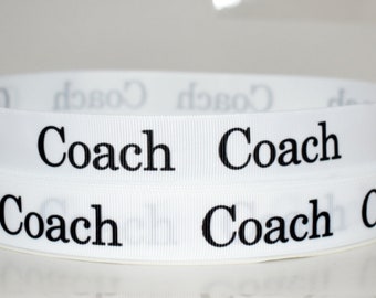 USDR Coach 7/8" Grosgrain Ribbon