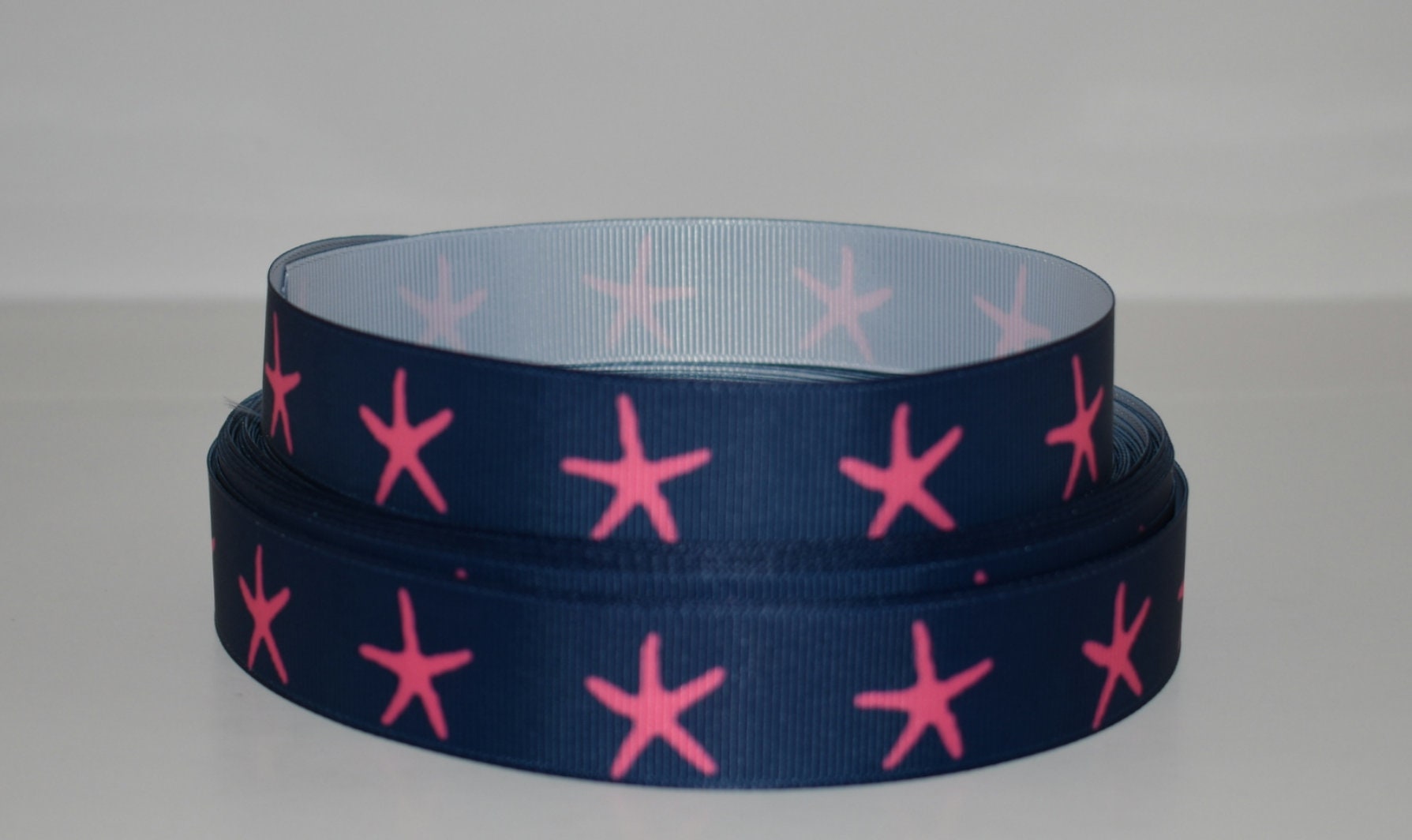 Strandkorb Ribbon Starfish 7/8 Grosgrain Ribbon | Etsy