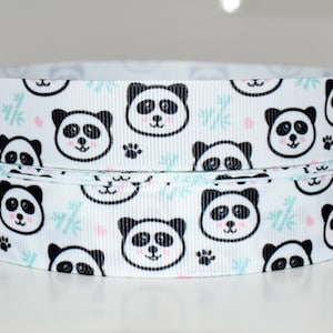 Panda 7/8"-Ripsband