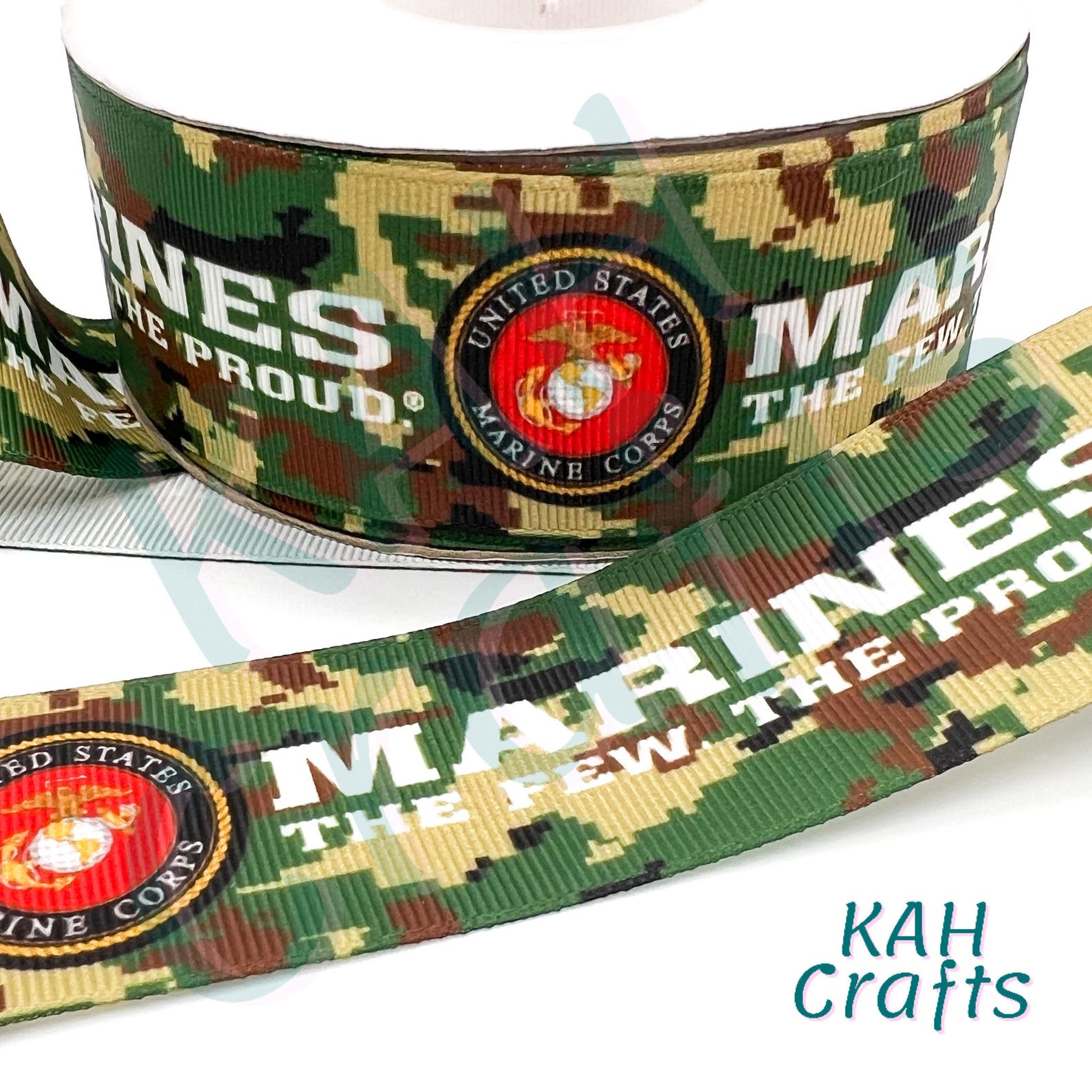 Marines Military Elite Grosgrain Ribbon You Choose Width - Etsy