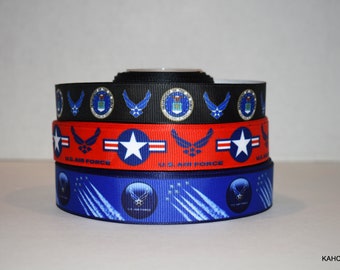 Nastro grosgrain dell&#39;aeronautica militare. Scegli la larghezza.