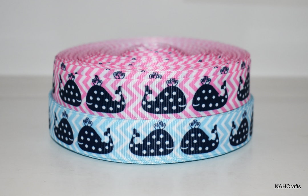 Pink Blue Whale 7/8