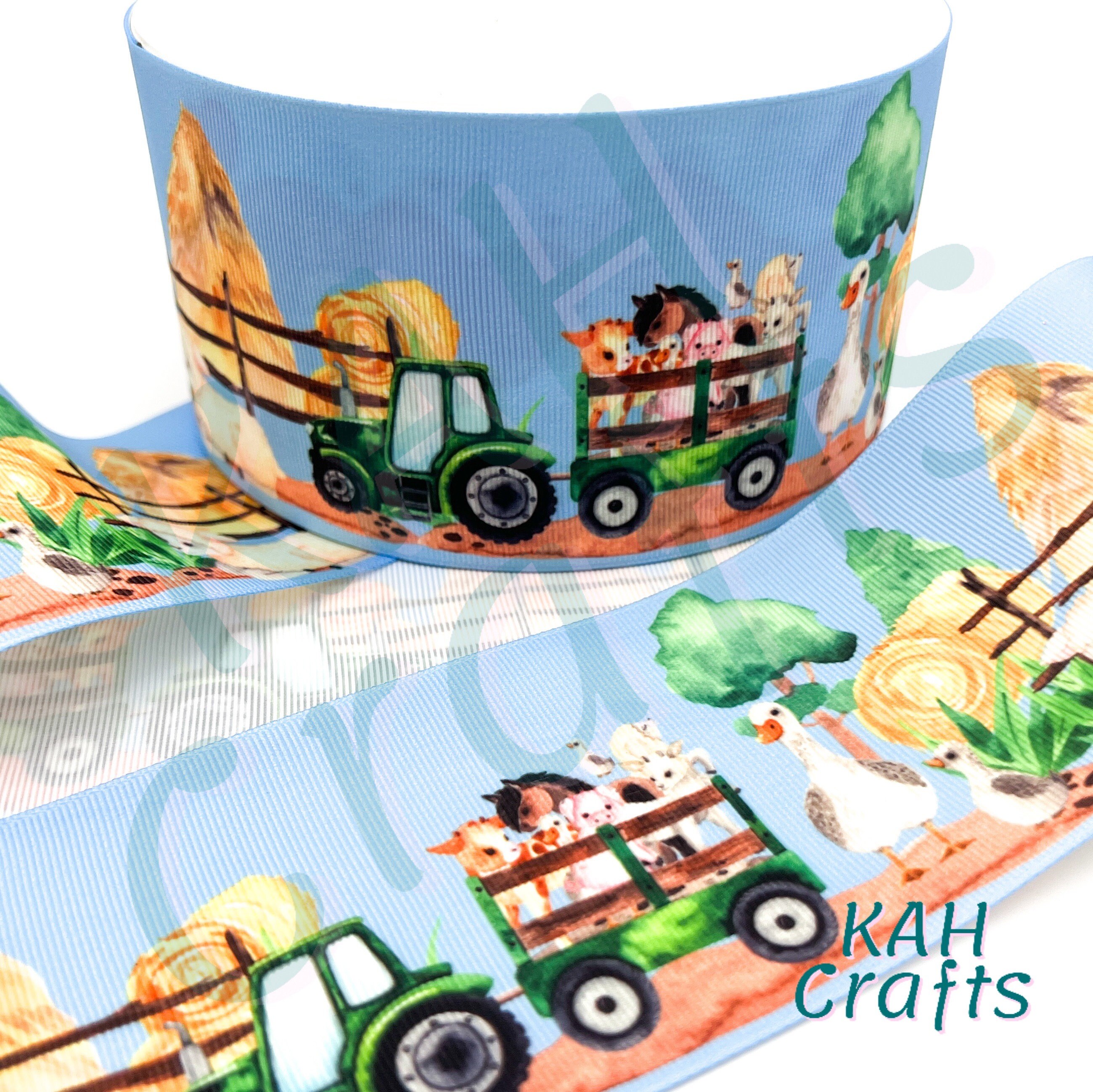 Goat Ribbons USDR Goose Sheep Pig Cow Goats Farm Country Baby Grosgrain Ribbon You ...