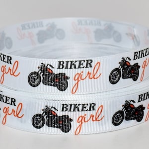Biker Girl 7/8 ""Grosgrain Ribbon."