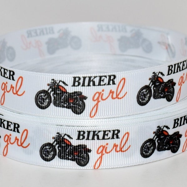 Biker Girl 7/8 ""Grosgrain Ribbon."