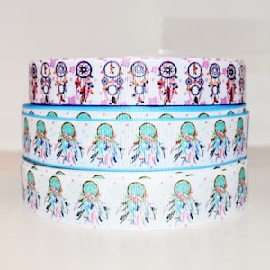 Łapacz snów 7/8" lub 1" wstążka grosgrain do wyboru
