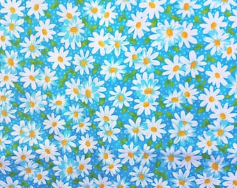 DESIGNER QUILTING FABRIC Bold Floral On Black Cotton NOW ONLY 2.49 F//Q