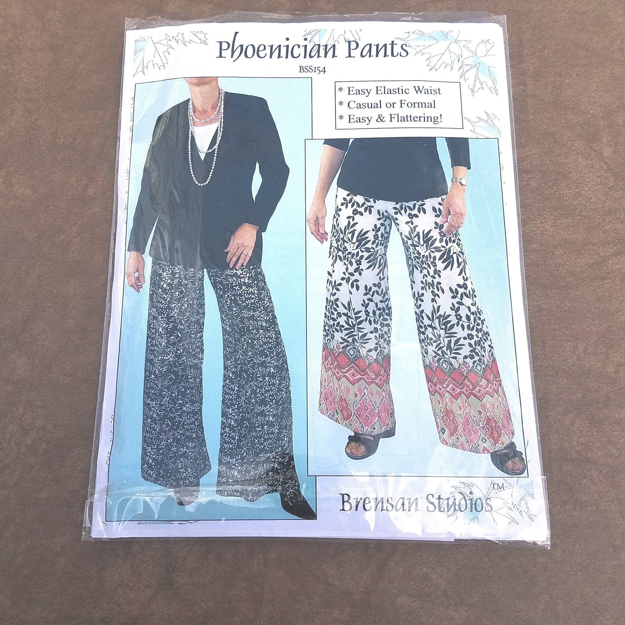 Wide Leg Pants Pattern Ladies Flared 