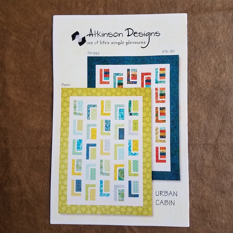 Log Cabin Qult Pattern Urban Log Cabin Pattern Machine Etsy