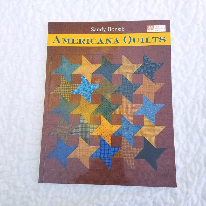 QB0657 Excellent Condition Quilt Book Americana Quilts Quilt Book by Sandy Bonsib Pre-Owned