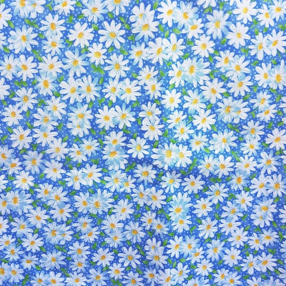 Blue and 2024 white fabric