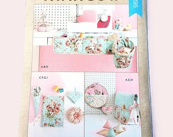 Sewing Room Accessories Pattern, Sewing Machine Cover, Mat with Pockets, Kwik Sew 4295, Seamstress Gift, RARE NEW OOP Pattern - NP2062