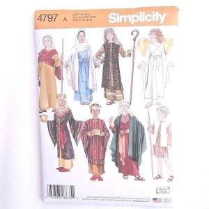 Kostum Muster Bibel Charakter Kostume Simplicity 4795 Etsy