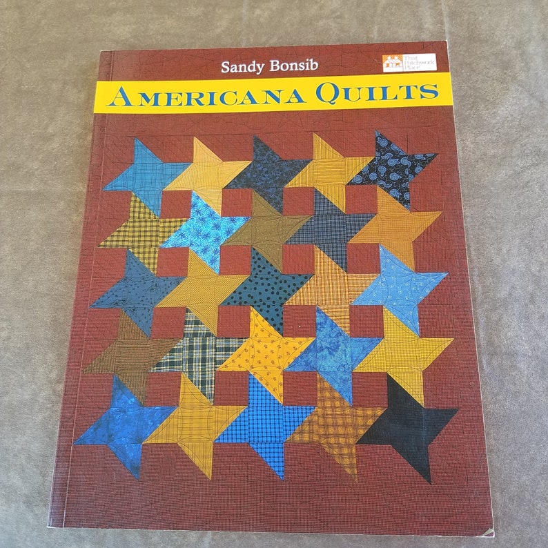 QB0657 Excellent Condition Quilt Book Americana Quilts Quilt Book by Sandy Bonsib Pre-Owned