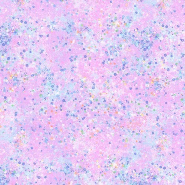 Confetti on Light Purple Fabric, Lavender Speckled Print, Easter Spring Summer, NEW OOP Fabric Off the Bolt BTHY - 1/2 Yard - NF2605