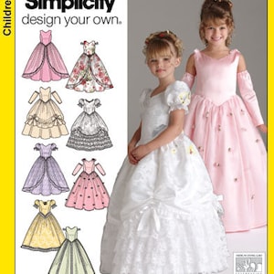 Girls Special Occasion Dress Pattern, Design Your Own, American Sewing Guild, Simplicity 4764 Sizes 3-6, RARE OOP UNCUT Pattern - UP4937 imagem 9