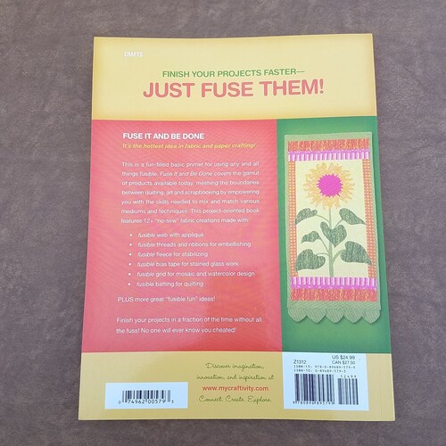 AUTOGRAPHED Quilt Book, Fuse It and Be Done, shops Signed by Authors, Campbell and Fundora, Includes CD, NEW Rare Quilt Book - QB0571
