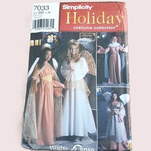 Christmas Easter Bible Costume Pattern, Andrea Schewe, Simplicity 7033, Misses L XL, UNCUT OOP Pattern - UP6390