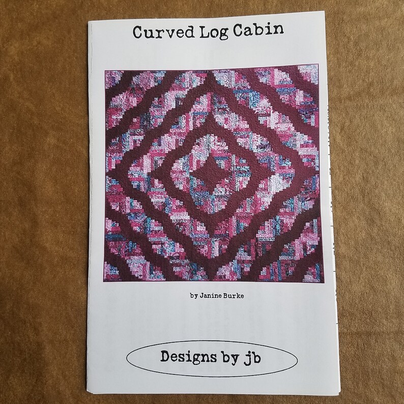 Curved Log Cabin Quilt Pattern Machine Pieced Strip Quilt Etsy