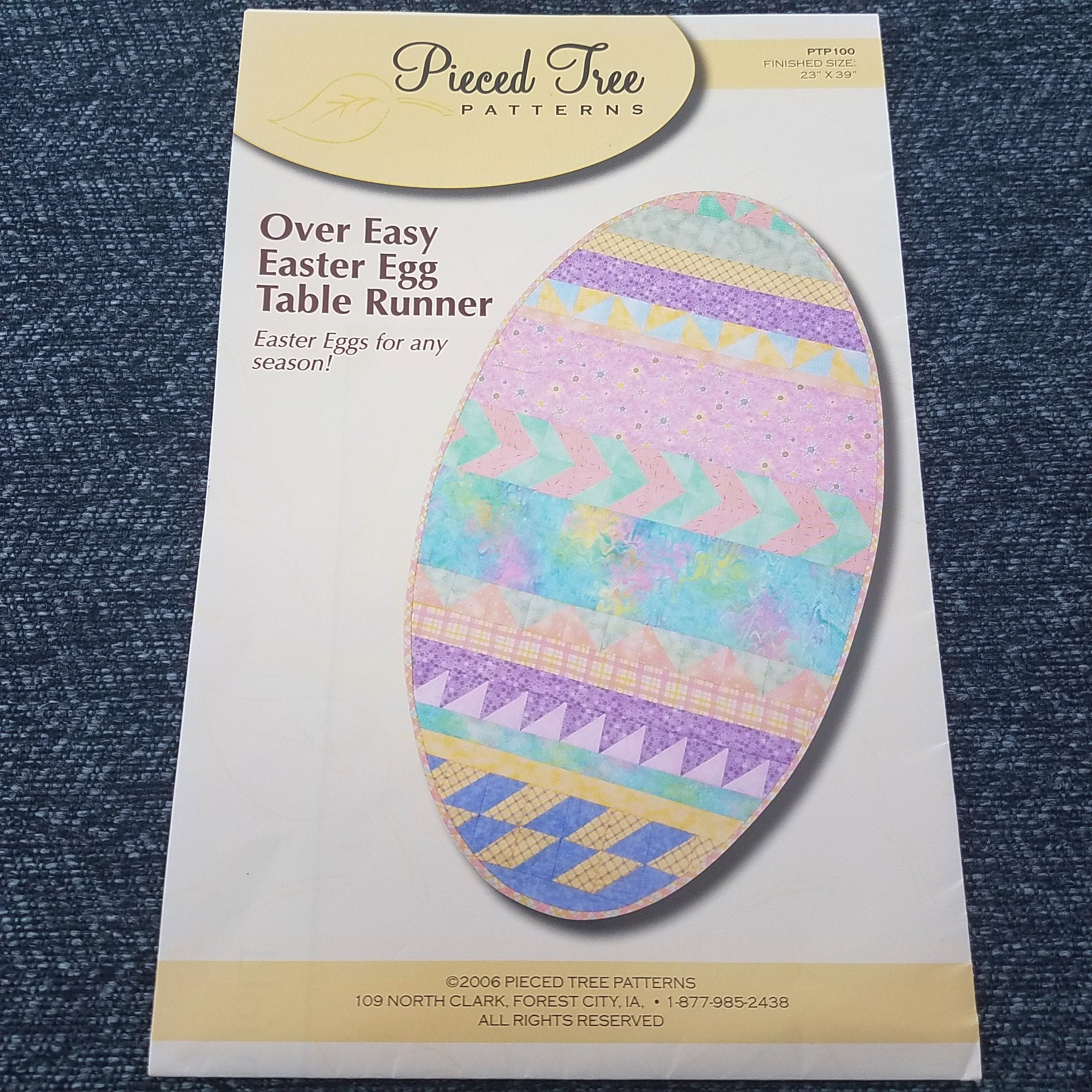 Easter Egg Tablerunner Pattern, Patchwork Egg Shaped Table Runner ...
