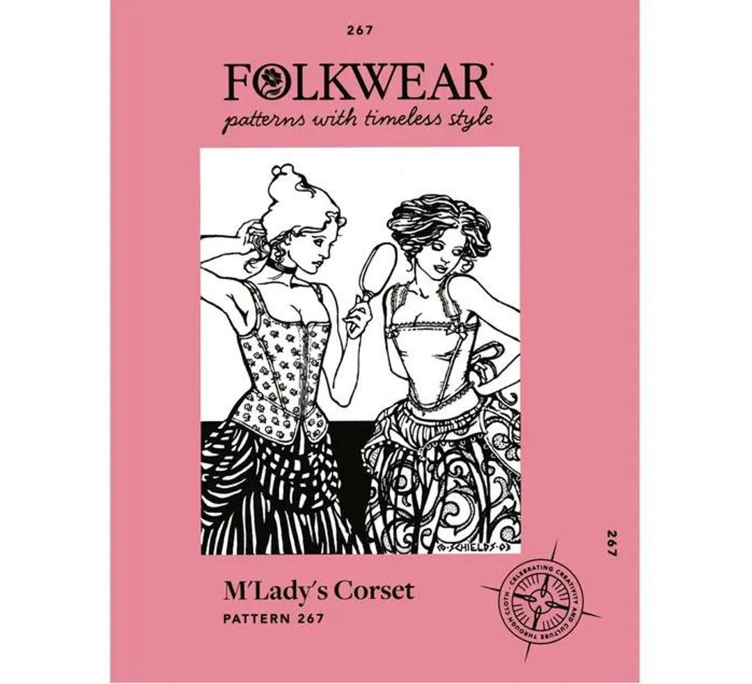 M Ladys Corset Pattern, 1500s 1600s Elizabethan Era, Folkwear Pattern ...