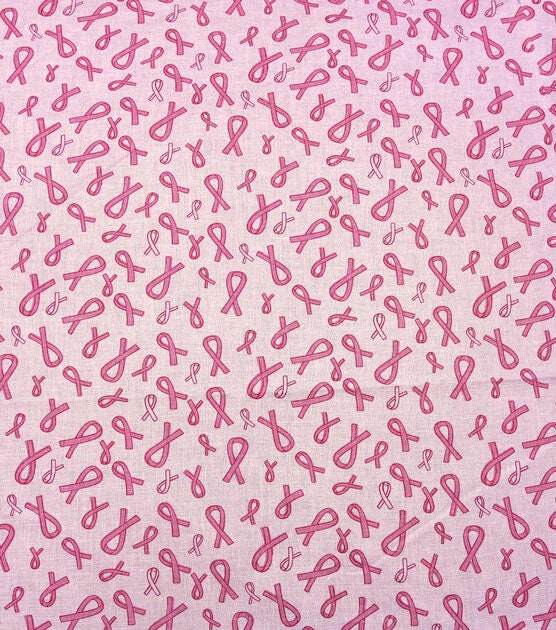 Pink Ribbons Breast Cancer Fabric