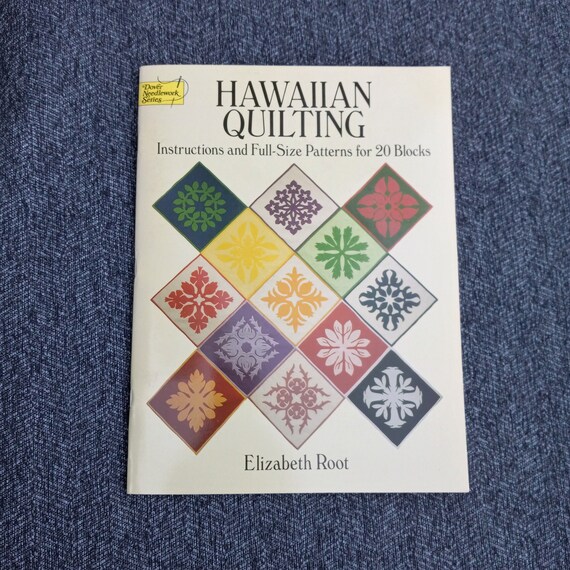 Vintage Quilt Book Hawaiian Quilting 20 Full Size Blocks by Etsy