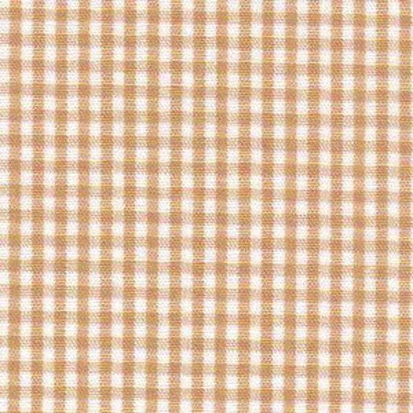 Gold Gingham Fabric, Bronze and White 1/16 Inch Mini Checks, Fabric Finders, 60 Inch Wide, NEW OOP Fabric BTHY - 1/2 Yard - NF3839