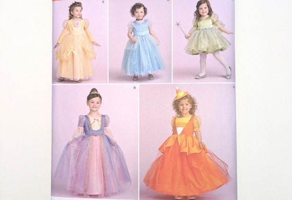 Patrón vestido de disfraz princesa niñas - Etsy México