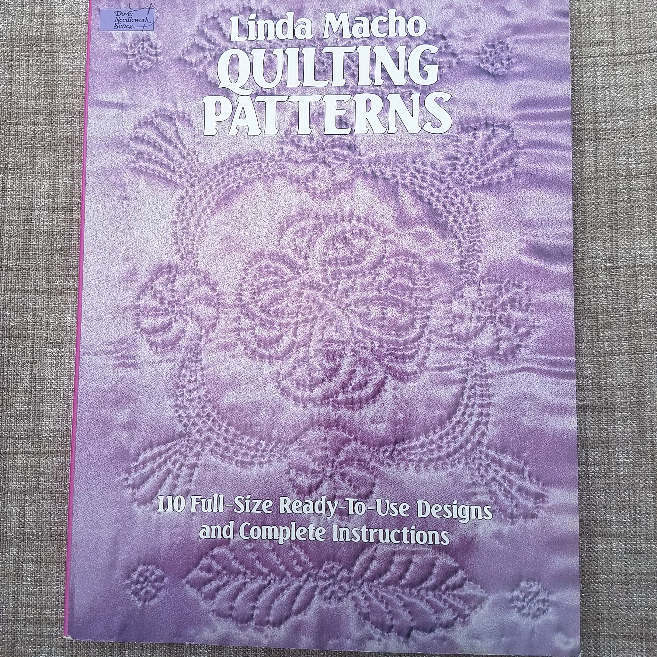 Macho Pattern Linda Macho Quilting Patterns Book, 110 Full Size Ready Designs, Pre ...