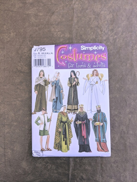 Teens Costume Pattern Costume Pattern CP1195 Old West 1800s Costumes Little House on the Prairie Simplicity 2843 Audrea Schewe