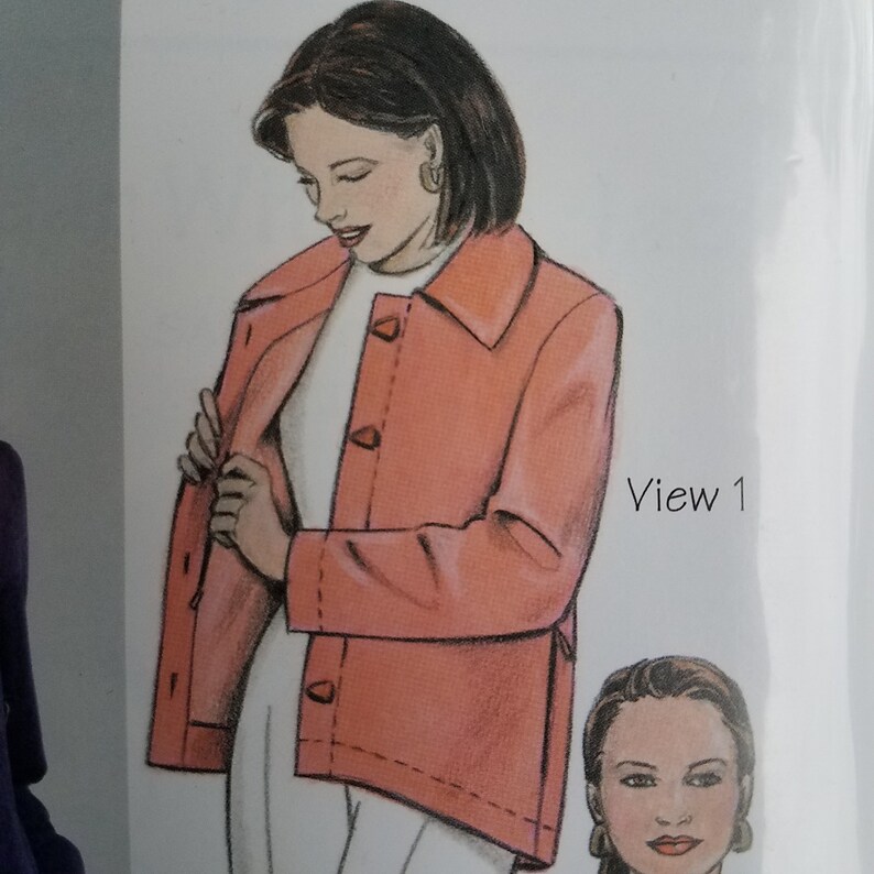 SAF-T POCKETS Travelwear OP0064 Factory Folded Uncut Jacket Pattern Jacket Pattern W SAF-T Pockets