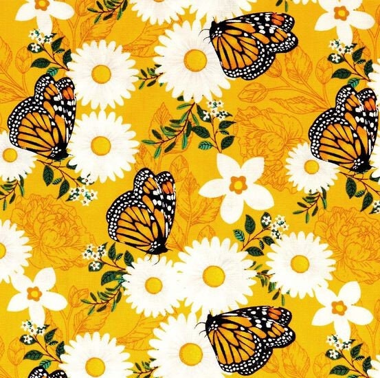 Monarch Butterfly Patches (5 Pack) Insect Iron On Patch Appliques