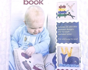 Baby Take Along Book Pattern with Alphabet, Alphabet Soft Book, ABC Quiet Book, Sew Baby Pattern, Pre Owned UNCUT Pattern - CP3248