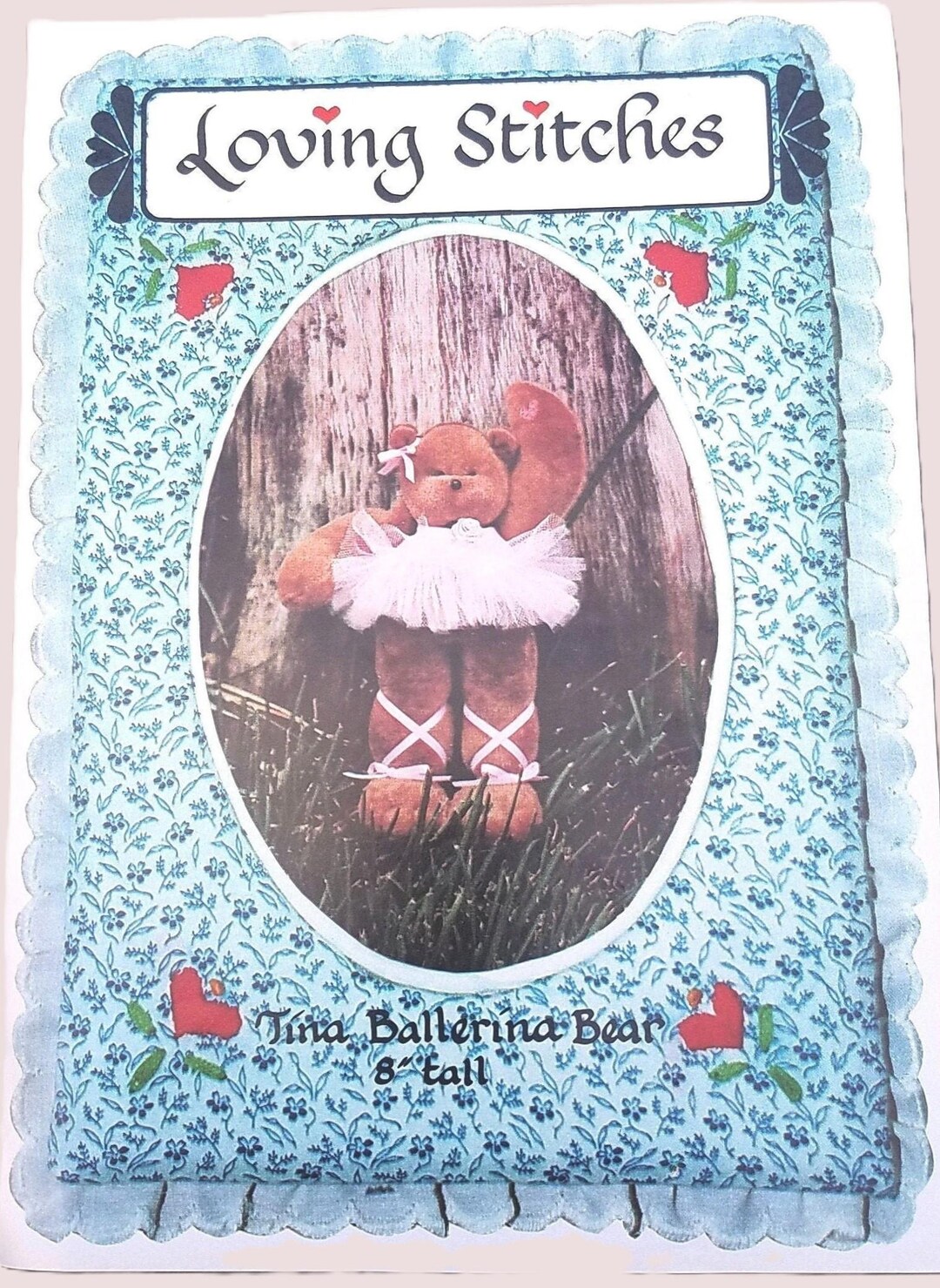 Ballerina Bear Pattern, Tiny Dancing Bear or Ornament, 8 Inches, Loving ...