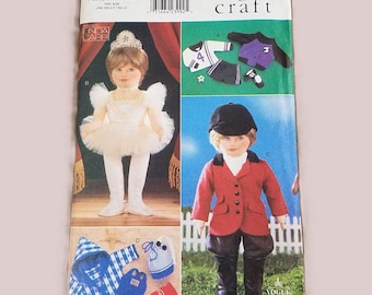 Sports 18 Inch Doll Clothes Pattern, Ballet, Riding Clothes, Vogue 9528, Linda Carr Designs, UNCUT RARE OOP Pattern - VP6381