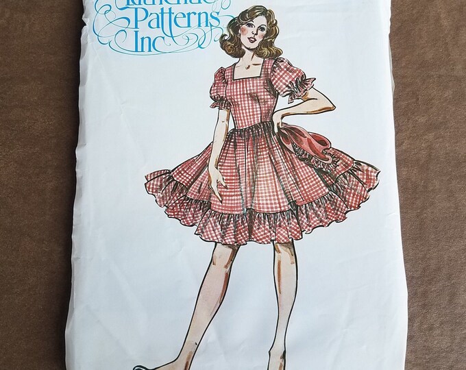 Vintage Square Dance Pattern, Authentic Patterns Inc, No 275, Misses ...