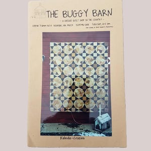 Buggy Barn Kaleido Crazies Quilt Pattern, Kaleidoscope Design, OOP Very RARE Vintage Pattern - QP6307