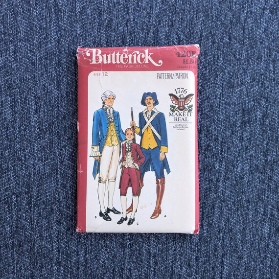 Costume Pattern 18th Century Military Pattern Statesman | Etsy
