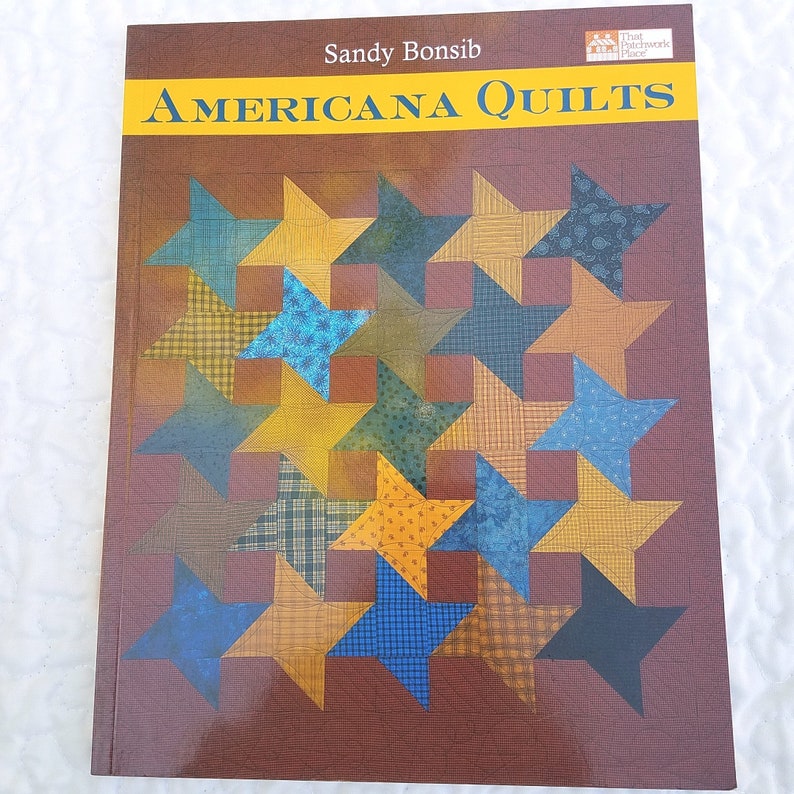 QB0657 Excellent Condition Quilt Book Americana Quilts Quilt Book by Sandy Bonsib Pre-Owned