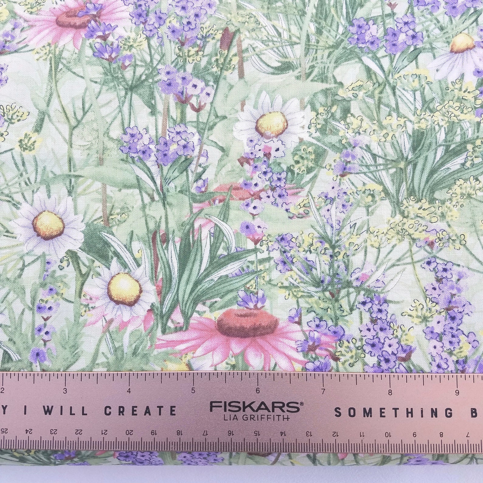 Floral Fabric Wildflower Print Susan Winget or Steele Creek Etsy