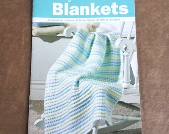 Crochet Book, Crochet for Baby, Shower Gifts, Baby Blankets Booklet, Pre Owned Crochet Booklet - Craft Booklet - CB5033